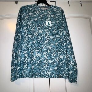 Local Boy Outfitters Blue Camouflage Shirt